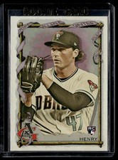 2023 Silver Portait Hot Box Tommy Henry Rookie Arizona Diamondbacks #59 Parallel