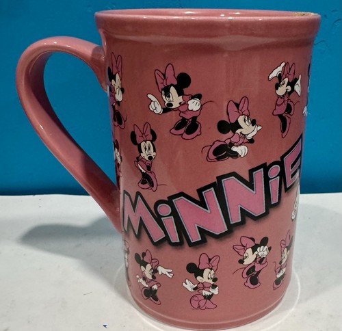 Taza grande Disney Minnie Mouse - rosa, 19 poses de Minnie, taza de café cacao de cerámica - Imagen 2 de 4