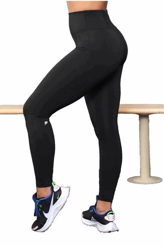 Fabletics Women's Oasis Pureluxe High Waist With Pockets Legging, Black, L