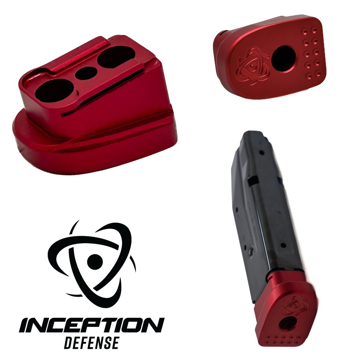 For Sig P365 X-Macro Magazine Adapter V2 12 Extended Profile RED