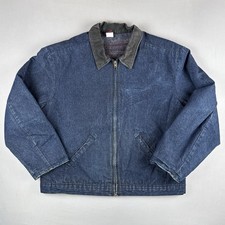 Vintage 80s Big Ben Blanket Lined Denim Jacke...