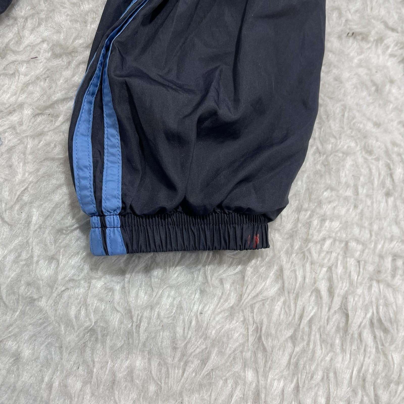 Adidas Pullover Windbreaker Jacket Snap Button Bl… - image 6