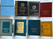 Versace Men Cologne Collection Sample Spray Vials 1ml / 0.03oz 8Pc Set