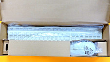 Dell KM636 Wireless Keyboard Mouse White DISCOLORED WK636p W5MKR