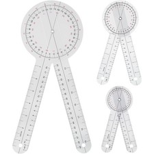 Goniometer Set 3 Pieces of 6/8/12 Inch Occupational Physical Therapy Protractor