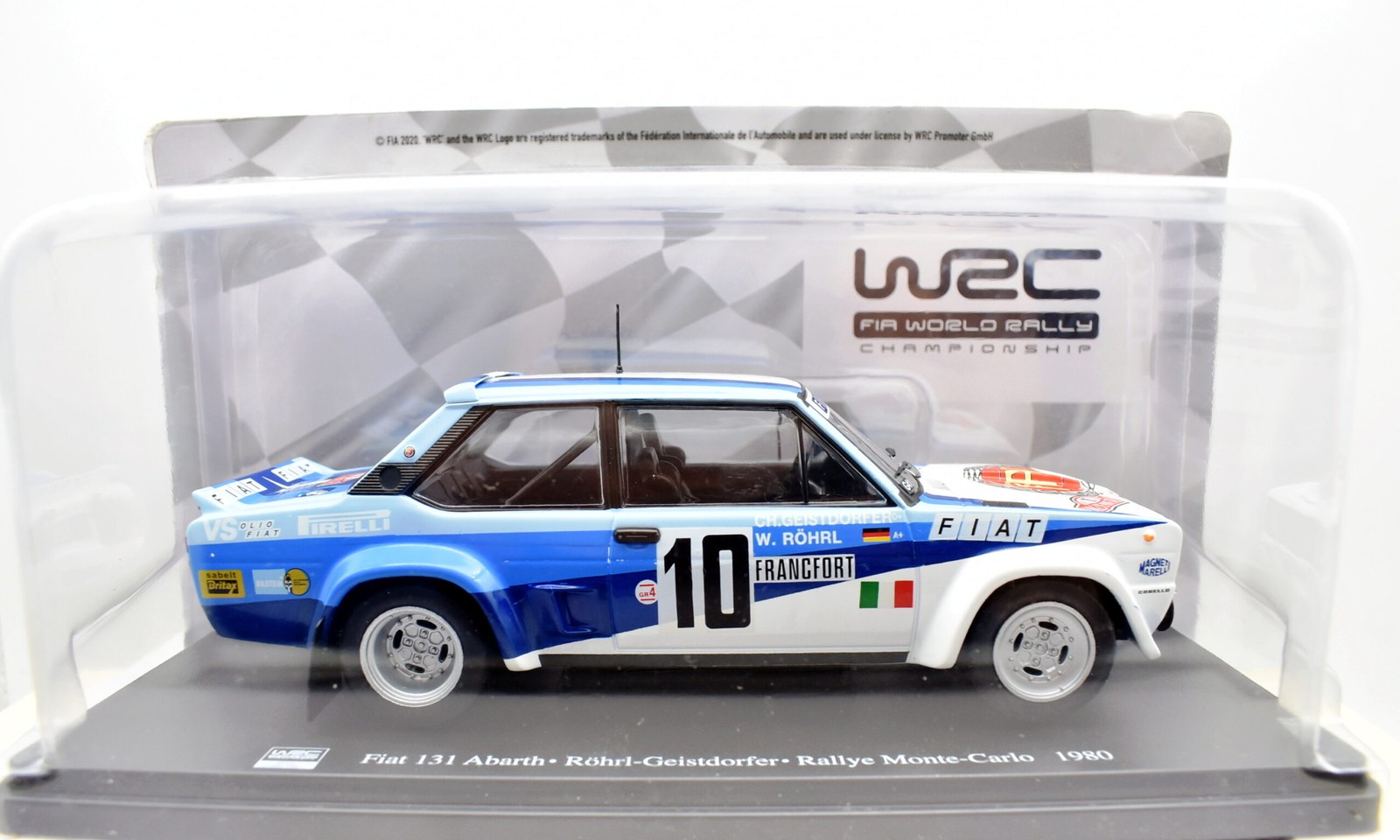 Modellino auto WRC 1:24 fiat 131 abarth modellismo statico diecast collezione