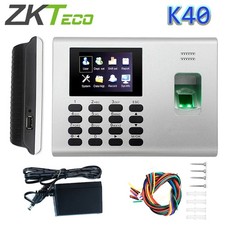 K40 ZKteco DC12V 1.5A W/Battery Fingerprint Time Attendance System Biometric