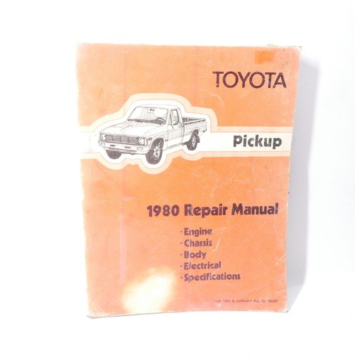 Toyota Pickup 1980 Repair Manual Original OEM Factory 98387 Truck