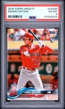 2018 TOPPS UPDATE #US285 SHOHEI OHTANI ROOKIE RC PSA 6