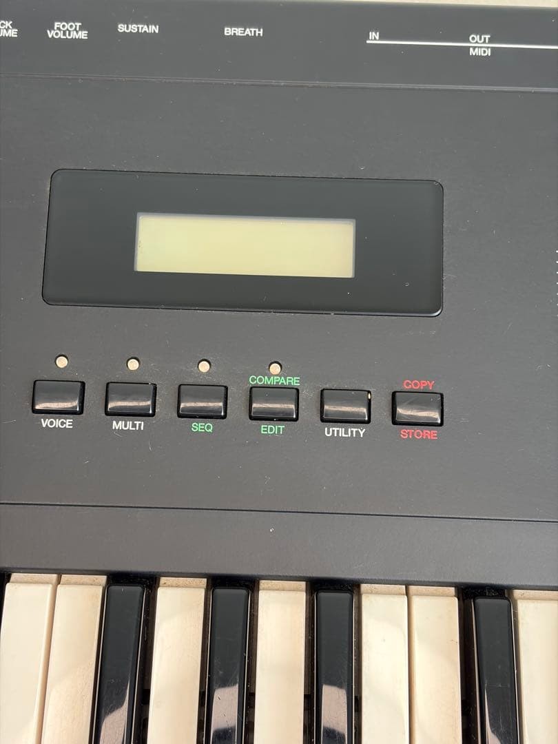 Yamaha SY55 Music Synthesizer Workstation Keyboard MIDI Tested