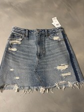 abercrombie fitch distressed Women  s skirt New With Tags 27/4 Originally 58