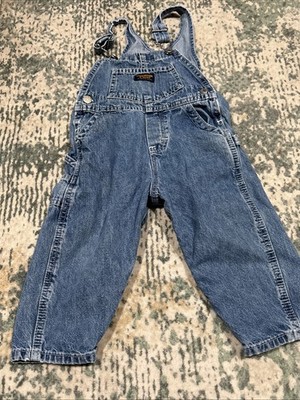 Vintage Oshkosh B Gosh Vestbak Overalls Toddler Size 24 Months