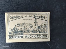 Oostenrijk  Gutschein der Gemeinde Buchkirchen 50 heller