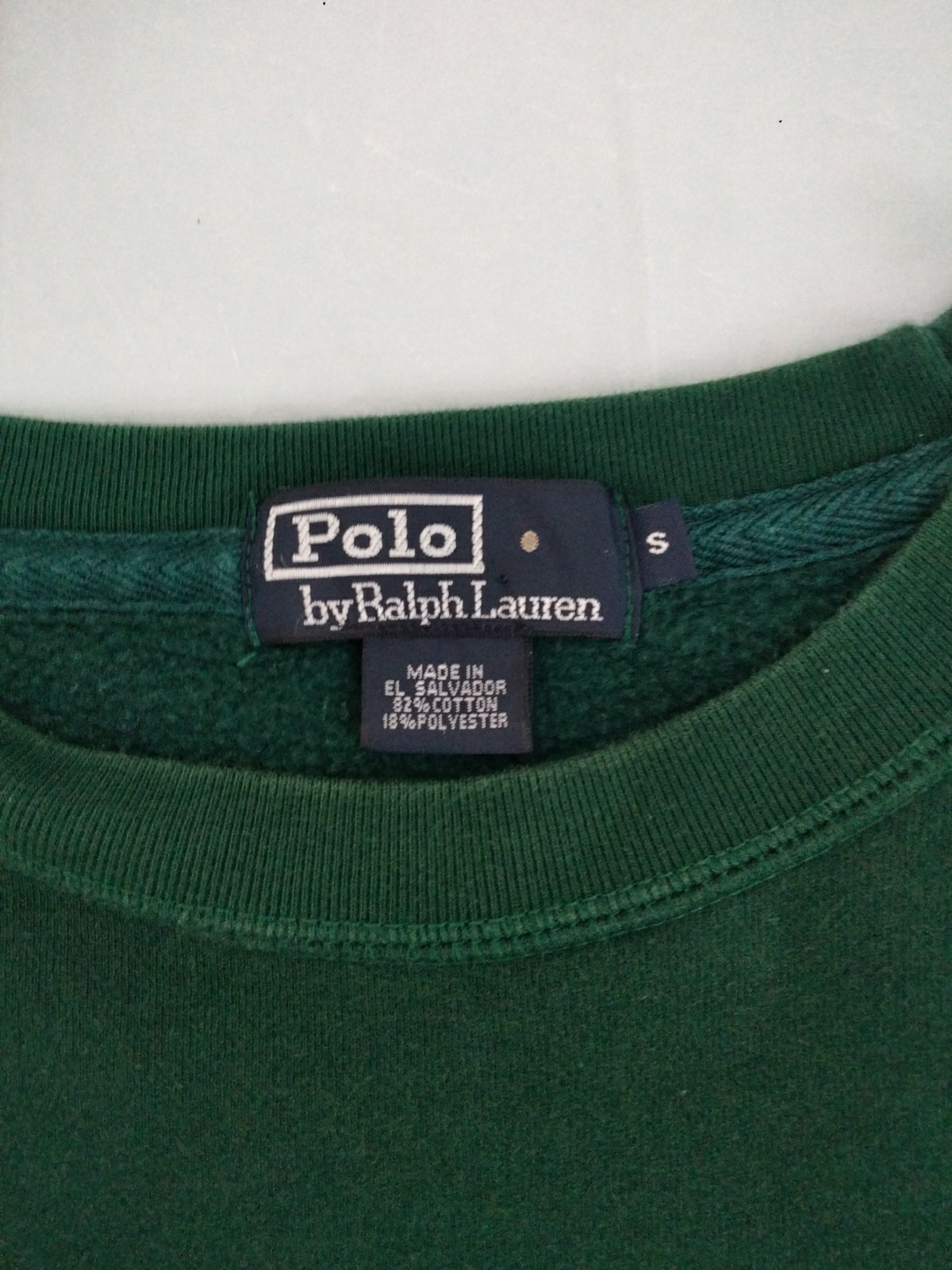 Polo By Ralph Lauren Hunter Green Sweatshirt Size Mens Small Pre-owned thumbnail 12