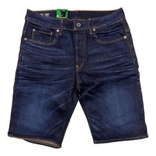 Image of G-STAR Men's 3301 Straight Comfort Bull Twill 1/2 Shorts RRP £65