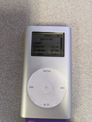 APPLE IPOD MINI ORIGINAL - (A1051/SILVER) - 4GB | eBay