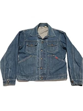 VTG Men's 60s 70s Big Smith Denim Jacket Sz 46 (med?) 1960s
