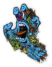Santa Cruz  Screaming Hand 2" Vinyl Sticker  Skateboard Rob Roskopp 80s Head