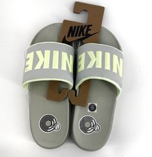 Nike Offcourt Slide BQ4632 013 Light Silver Barely Volt Womens Size 8 NWT