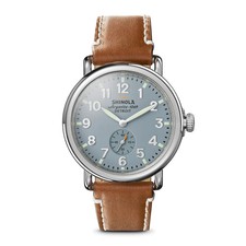 Shinola Runwell Watch 47mm Gray / Blue Dial A...