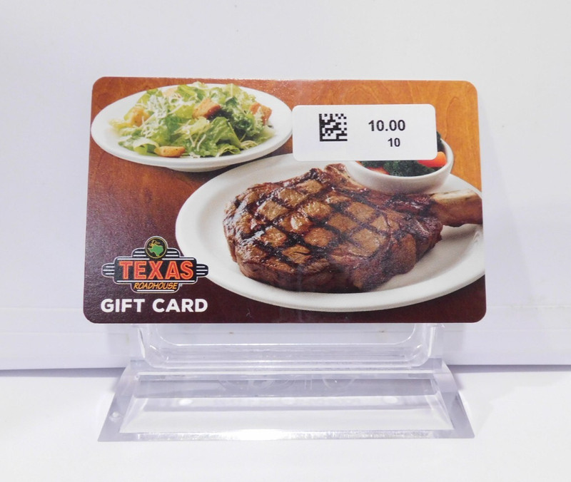 $20.00 (2 - $10.00 Gift Cards)  TEXAS ROADHOUSE Physical Gift Cards!