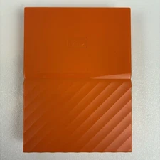 WD My Passport 2TB External Hard Drive USB 3.0 Portable Orange – For Parts