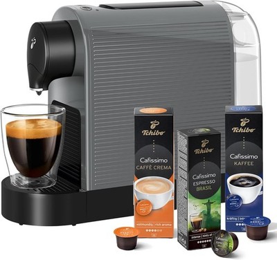 Tchibo Cafissimo Pure plus Kapselmaschine inkl. 30 Kapseln 0,8l 1250Watt 15bar
