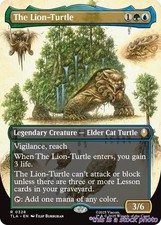 The Lion-Turtle (Borderless) #328 TLA NM Magic