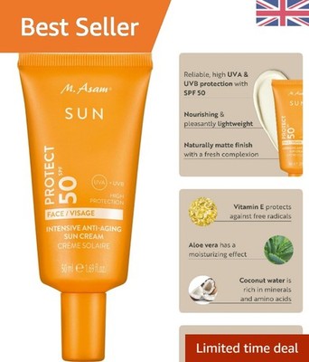 SUN Intensive Anti Aging Sonnencreme LSF 50, 50ml - Tägliche Feuchtigkeit & UV-Schutz