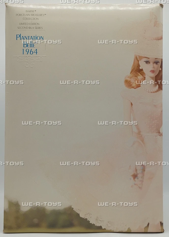 Barbie Plantation Belle 1964 Muñeca Porcelana Tesoros Colección Mattel 1991 Nueva Foto 3 de 4