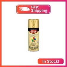 Krylon K05588007 COLORmaxx Spray Paint and Primer for Indoor/Outdoor Use, Metall