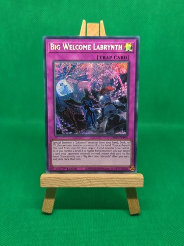 MP24-EN074 Big Welcome Labrynth Secreto Prismático Raro 1ª Edición YuGiOh - Imagen 7 de 12