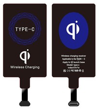 Wireless Charger Receiver Adapter for USB Type-C Cell Phone USBC