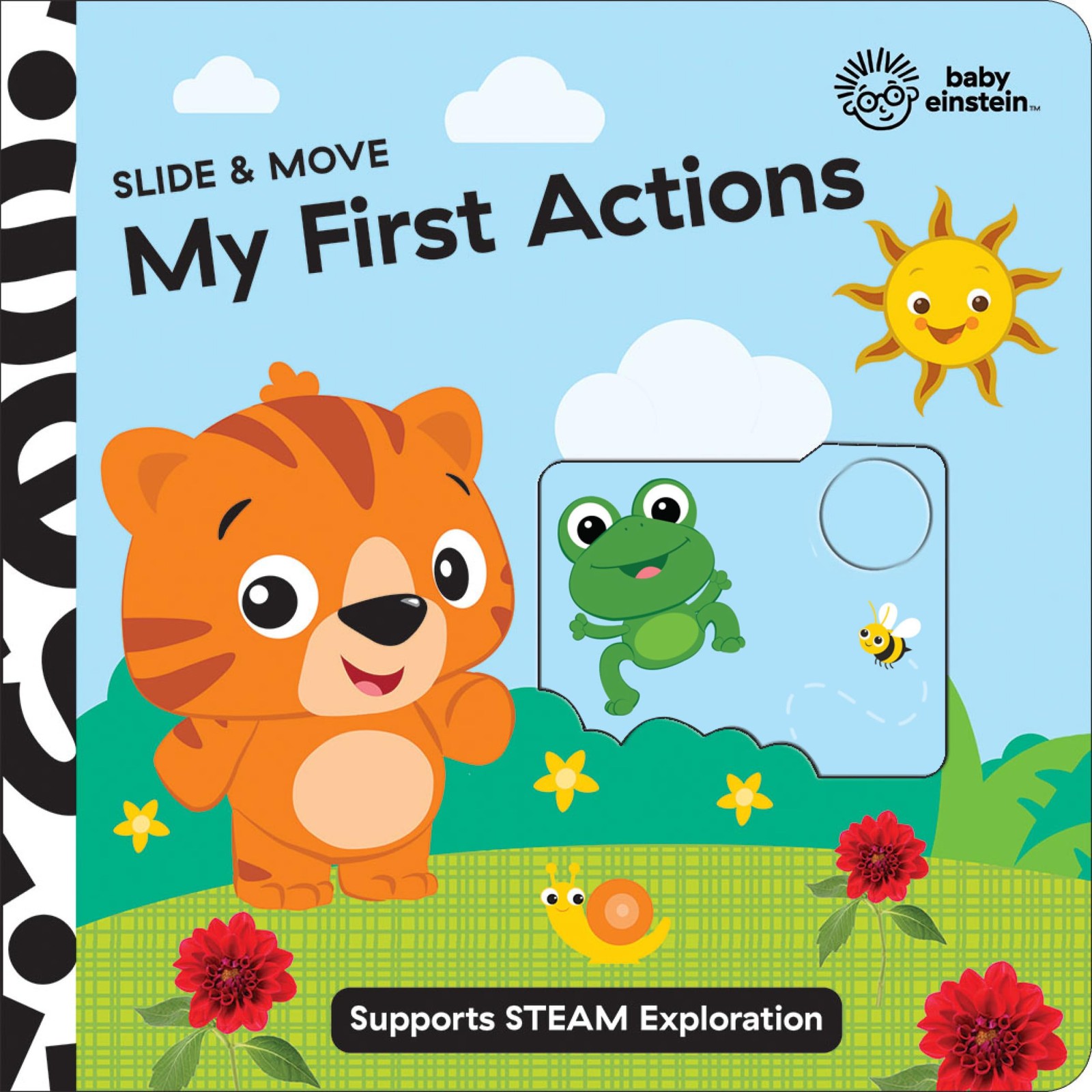 Baby Einstein Slide & Move My First Actions Novelty Board Book P I Kids - Image 4