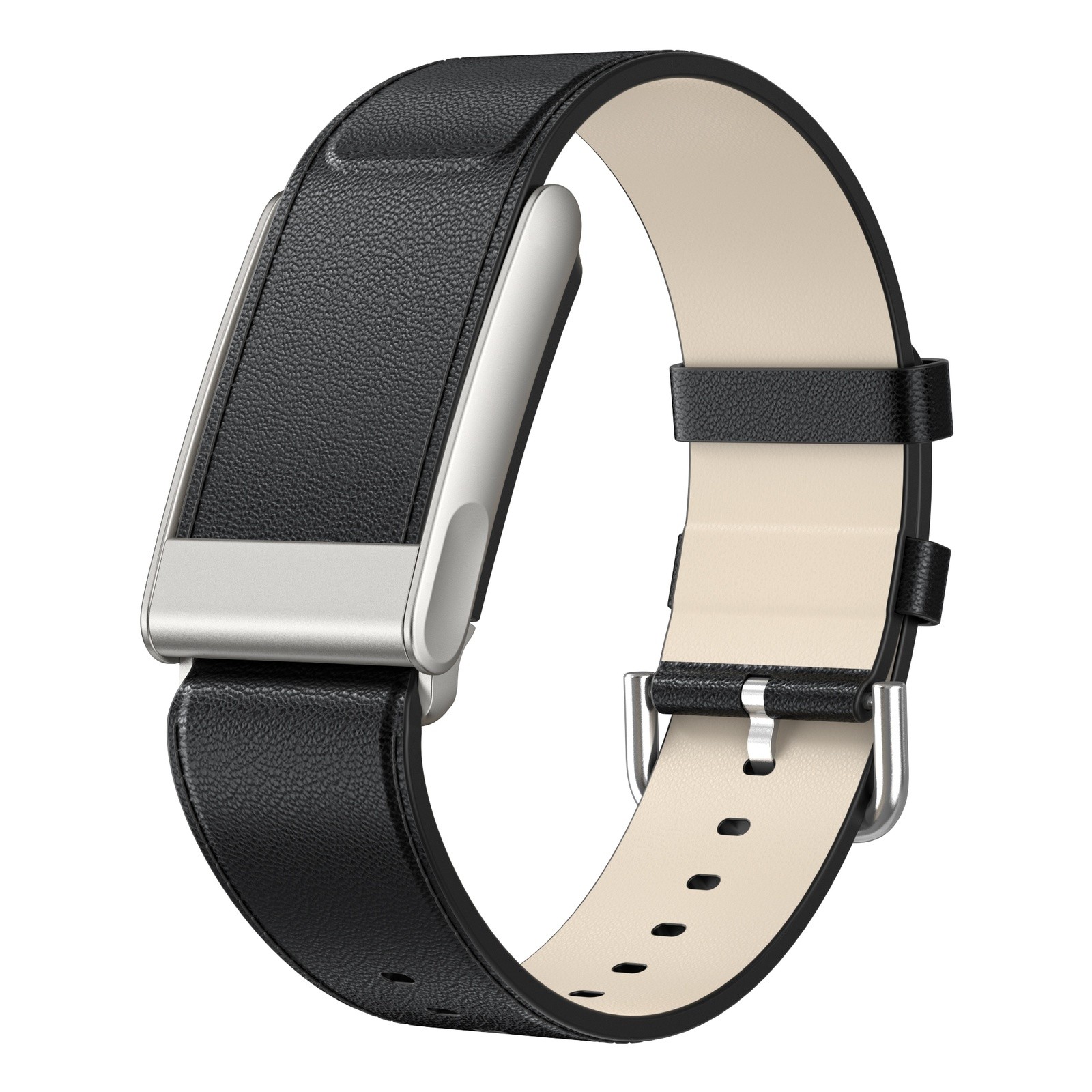 Leather Band For Whoop 5.0 MG/Whoop 5.0 Stainless Steel Buckle Adjustable Strap