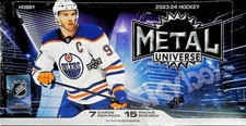 2023-24 Upper Deck Skybox Metal Universe Hockey Factory Sealed Hobby Box 15 Pack