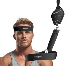 NeckPro Adjustable Neck Trainer - Hands-Free Neck Strengthener, Pain Relief ...
