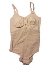 NWOT HONEYLOVE Liftwear Cami Bodysuit Sand Nude Beige Women s Size 2X