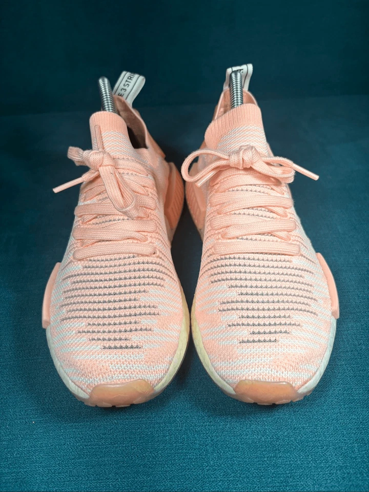 Adidas NMD_R1 Primeknit Naranja Transparente Mujer Zapatillas Talla 6.5 Foto 4 de 4