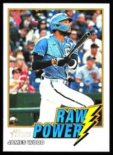 2026 Topps Heritage Baseball  Raw Power James Wood #RP-JW