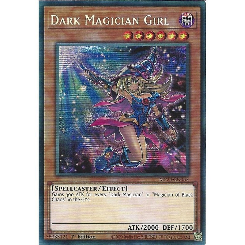 MP24-EN053 Dark Magician Girl : Prismatic Secret Rare : 1st Edition : YuGiOh