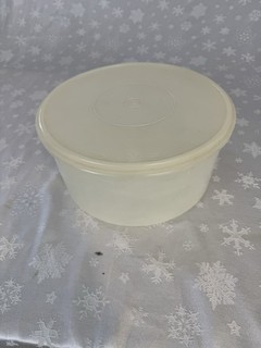 Vintage Tupperware 256 3 Cake Large Storage Container Tupper Seal Lid 224 9
