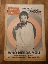 NME New Musical Express August 12th 1978 The Who and Jam