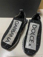 Dolce&Gabbana Men 9.0US Sneakers Shoes DG Used Once Luxury Casual Sleek Italian