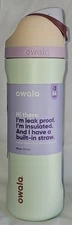 Owala FreeSip 24oz Coastal Mist Mug Stainless Steel Water Bottle - 24 Hours