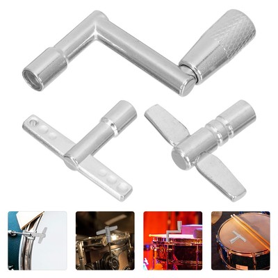  3 Stücke Edelstahl Premium Drum Keys Drum Set Schraubenschlüssel Drum Tuning