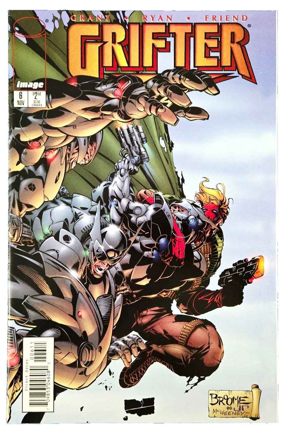 Grifter #6 November 1996 - Image Comics/Wildstorm Written By Steven Grant