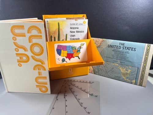 Close-Up U.S.A. National Geographic Kit (1978) – Complete Geography Set in Box