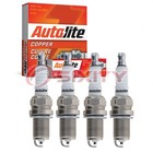 4 pc Autolite Copper Core Spark Plugs for 1987-1989 Nissan Pulsar NX 1.8L L4 qj