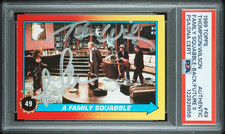 1989 Topps B2TF II TOM WILSON & LEA THOMPSON Signed Card #49 PSA/DNA Slabbed